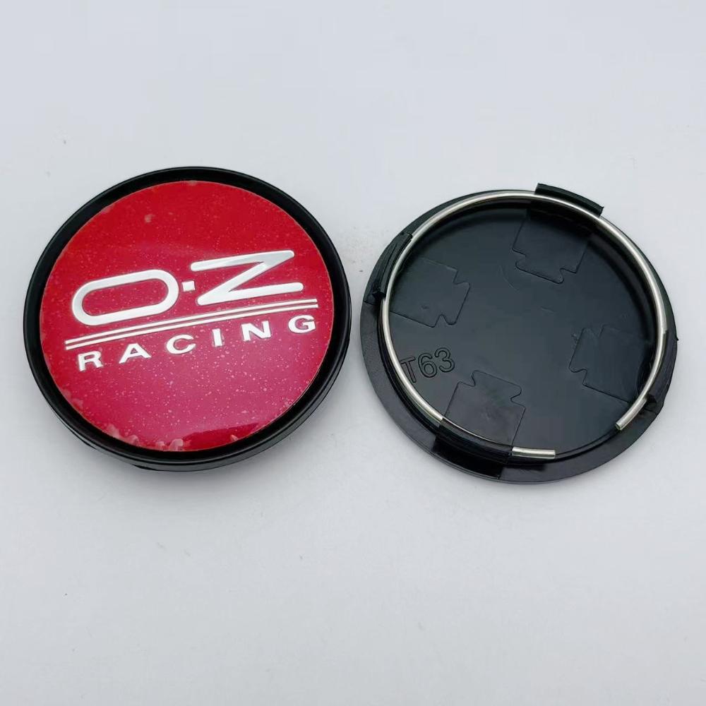 4pcs 63mm 58mm OZ O.Z Racing Logo Emblem Badge Car Wheel Center Cap Wheel Hubcap Rims Dust Cover M592 Car Styling Accessories