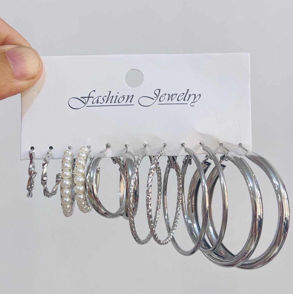 XP17 Perlenohrring-Set - Trendig und modisch