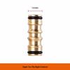 All-Copper Dual Nipple Water Pipe Connector Extension