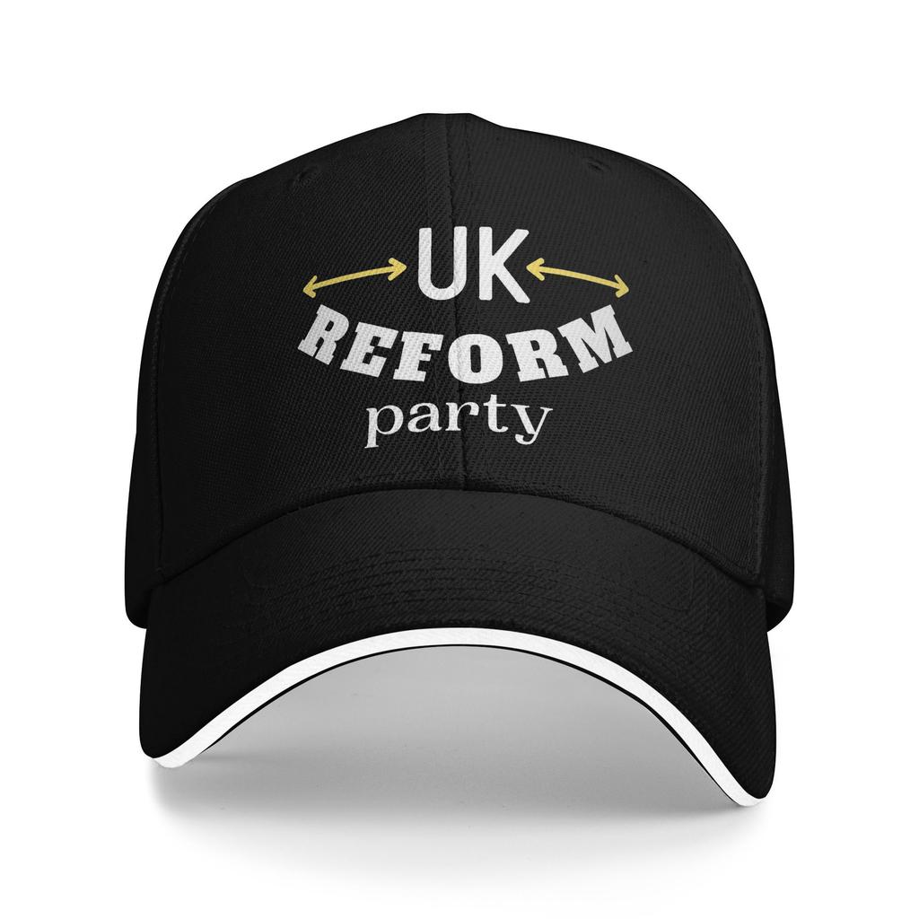 Lets Make Britain GREAT Again Sandwich Hats Men Women Reform UK Caps Fishing Hat Adjustable Polyester Baseball Cap Summer
