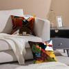 Minimalist Home Decor With Animal Colors Pillow Case Sofa Living Room Bedroom Headboard Backrest Cushion Square Cushion