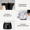 Alüminyum Espresso Ocak Üstü Moka Pot Express Kahve Makinesi Perkolatör İtalyan Klasik Mocha Kahve Makinesi