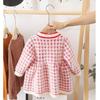Autumn Winter Girls Baby Snow Keep Warm Knitted Sweater Mini Dress