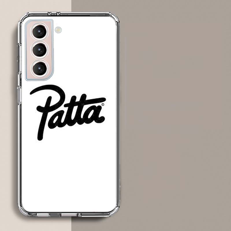 

Fashion P-pattaS Phone Case For Samsung Galaxy S25 Edge S24 S23 FE S21 S20 S10 Plus S22 S26 Ultra Cover Clear Cases TPU Capa She Samsung S24 Plus