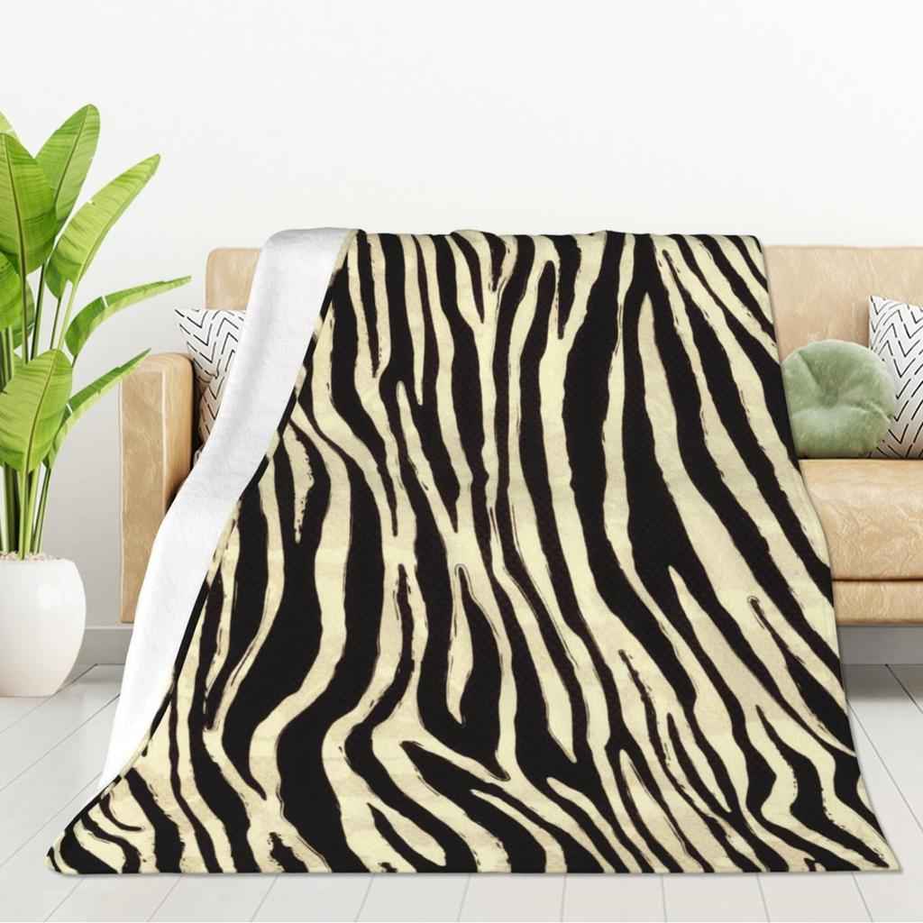 Fun Cats Digital-printed Polyester Bedroom Velvet Flannel Soft Sofa Cover Blanket Fleece Soft Sofa Cover Blankets for Beds