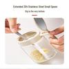 Glass Seasoning Jar Set with Storage Rack