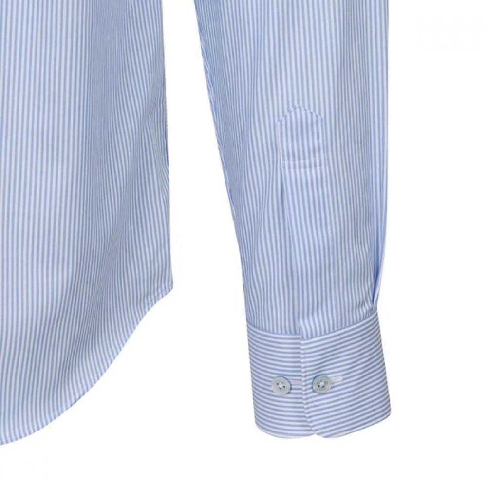 DakS Men S 100  Cotton Stripe Regular Fit dreSS Shirt dmp3Shdl121b1