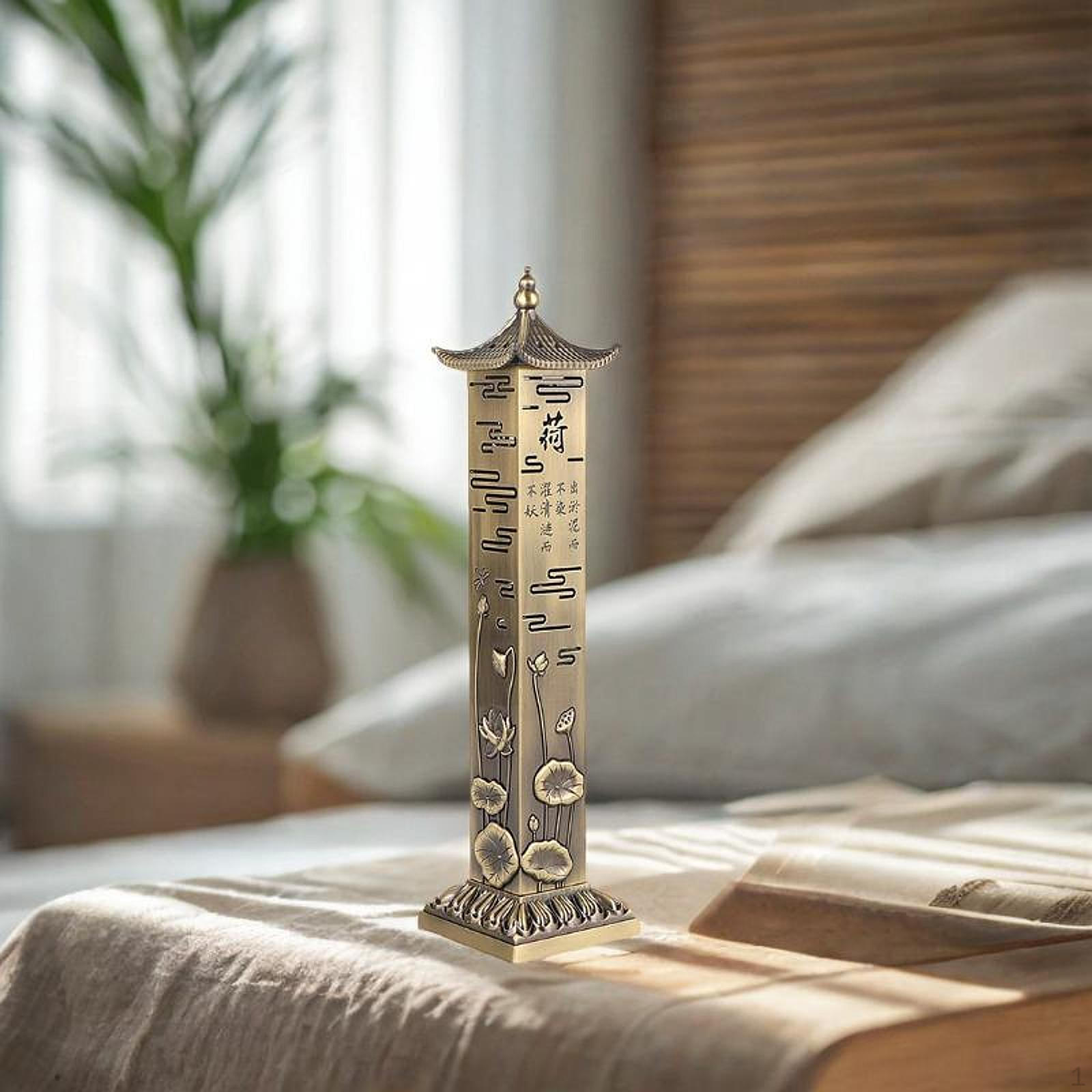 

Burner Holder for Sticks Table Centerpiece Three Holes Censer Home Decoration Holidays Living Bronze