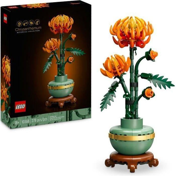 LEGO® Icons 10368 Le Chrysanthème - Set de Décoration Florale à Construire Pour Adultes
