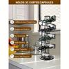1 Stück drehbarer Kaffeekapsel-Organizer, K-Cup-Kaffeekapsel-Organizer, Kaffee-Organizer für den Schreibtisch im Café, im Büro und in der Küche