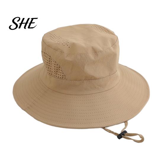 Foldable Bucket Hat Sunshade Hat, Quick Dry Western Style Lightweight Breathable Sun Protection for Hiking Fishing Camping Travel