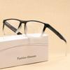 Neue modische Herren-Presbyopiebrille Retro Anti-Blaulicht HD Lesebrille Übergröße Quadratischer Rahmen Fernsichtbrille