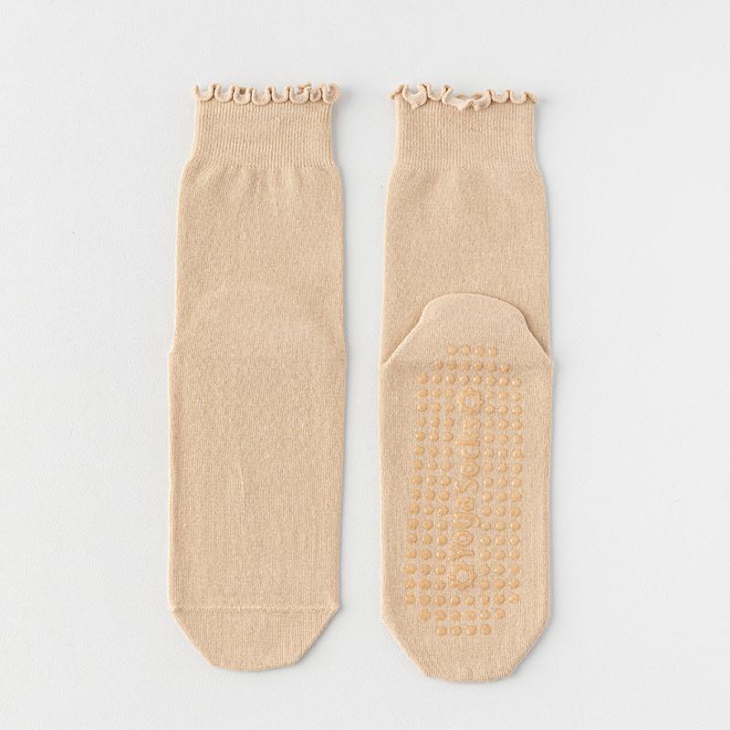 

Носки для йоги для женщин на весну и лето, женские носки, нескользящие, без косточек, однотонные, носки для фитнеса, носки Zhuji, впитывающие пот и воздухопроницаемые One size fits all разноцветный