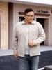 2025 Spring/Autumn Thin Plus Size Men's Business Casual Administrative Jacket