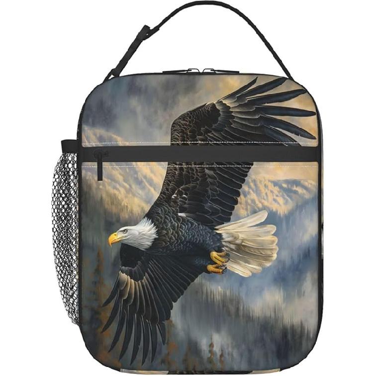 Pink Marble Lunch Box for Women Men, Insulated Lunch Box, Reusable Lunch Bag for Office, Work, Picnic, Travel