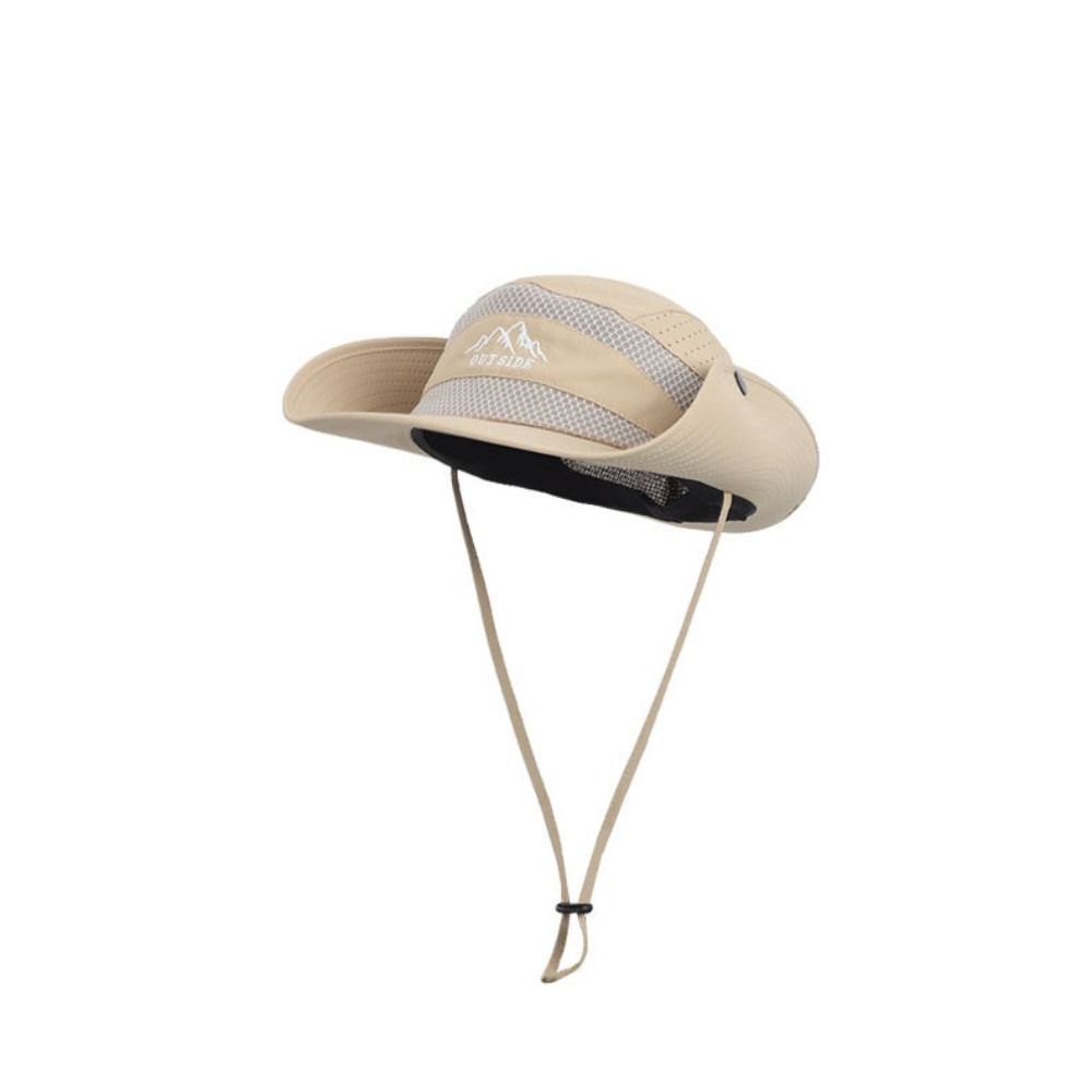 Quick-dry Folding Bucket Hat Nylon Sun Hat Casual Hiking Cap Travel