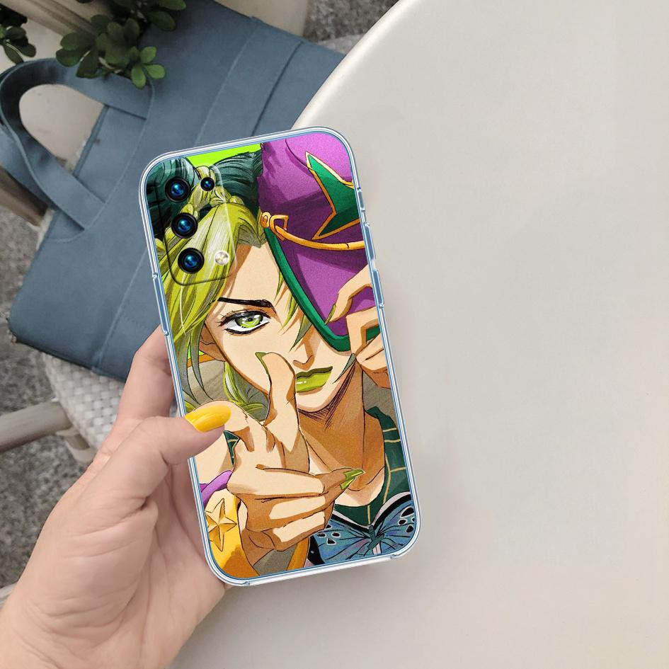 

BF74 JoJos Bizarre Adventure Soft Shell Transparent Phone Case for Samsung Galaxy A04 A04S A14 A23 A34 A54 M23 M33 M52 M53 Galaxy A04