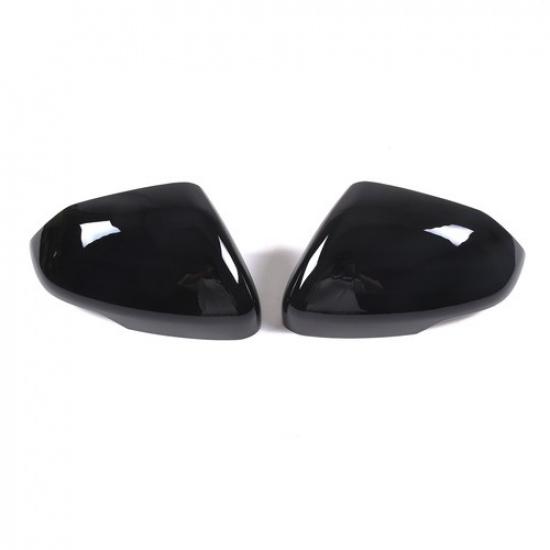 Glossy Black Door Side Rear View Mirror Cover Shell For Rivian R1T/R1S -