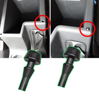 2x araba merkezi konsol kol dayama yastığı kauçuk klip alt durdurma kapağı Pad Skoda Octavia için MK3 5E 2012 2013 2014 2015 - 2019