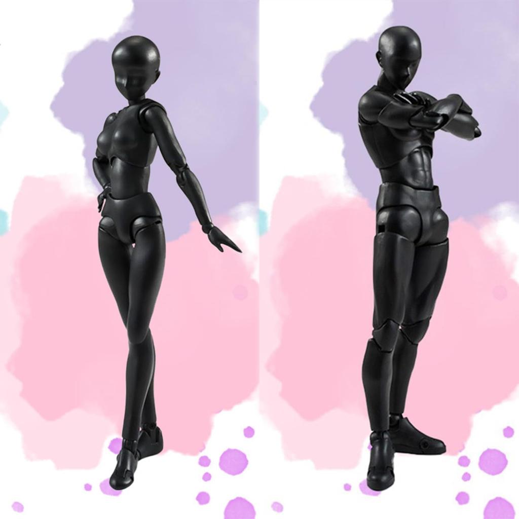 Huijokf Drawing Drawing Cartoon Model Female Drawing Mannequin Figure Model Scale Model Stand Doll Body Male and Model, Doll, Doll, Model, Drawing,