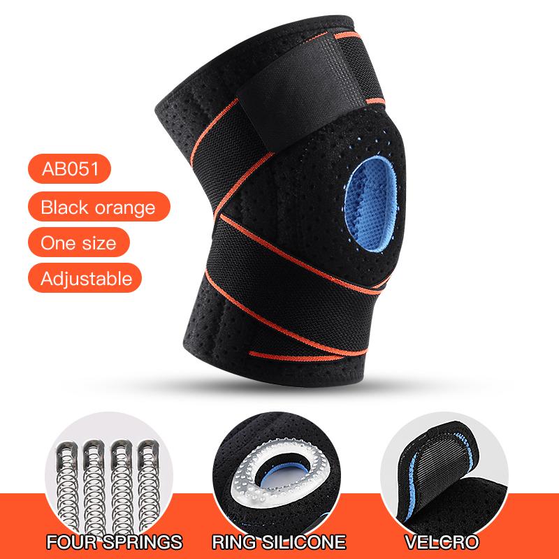 Fitness Knee Brace Bandage Pressurized Elastic Knee Joint Protector Sports Equipment Volleyball Knee Brace