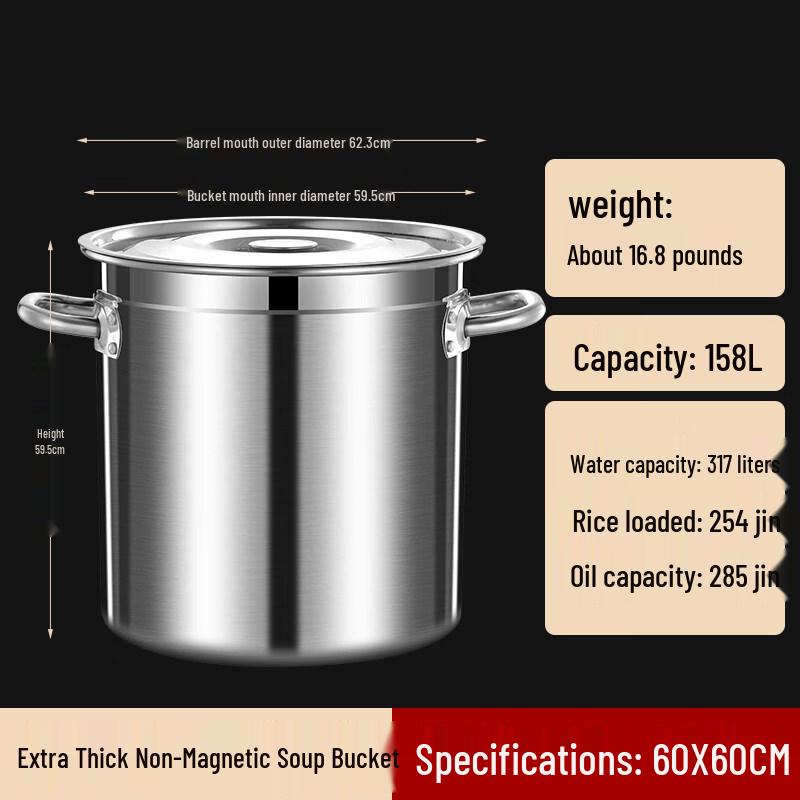 

JPHZNB Extra Thick Stainless Steel Multipurpose Pot with Lid