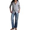 Polo Ralph Lauren Striped Linen Classic Pony Embroidered Shirt Women shirts 211A96158-008