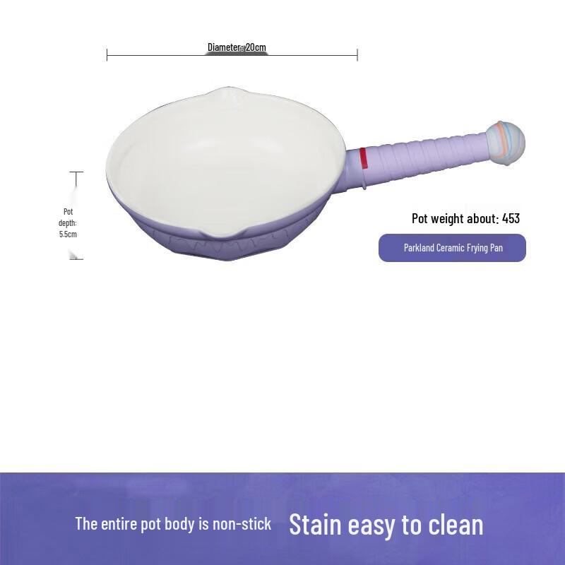 TIBORANG Carousel Ceramic Multi-purpose Frying Pan
