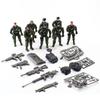 Set of 8 Jointed US Marine Corps Action Figures with Weapons - CS Counter-Strike.