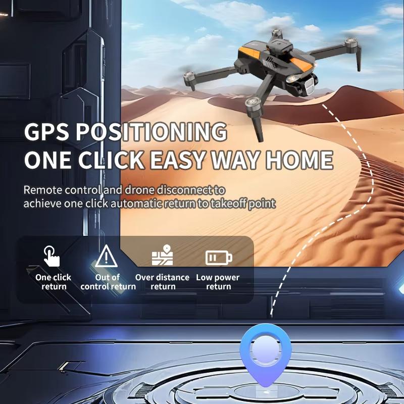 New LF669 RC MINI Drone with Screen Display HD Camera Brushless Obstacle Avoidance GPS WIFI EIS FPV Foldable Quadcopter Toy Gift