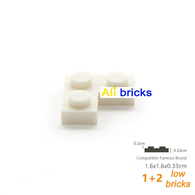 40 Stück Großhandel Zubehör Teile Platte 2x2 Ecke Idee Bausteine 2420 DIY Klassische Blöcke MOC Lernspielzeug Für Kinder
