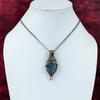 Labradorite Pendant Copper Wire Wrapped Handmade Jewelry Gemstone Pendant Natural Labradorite Jewelry Copper Wire Wrap Pendant Gifts For Her