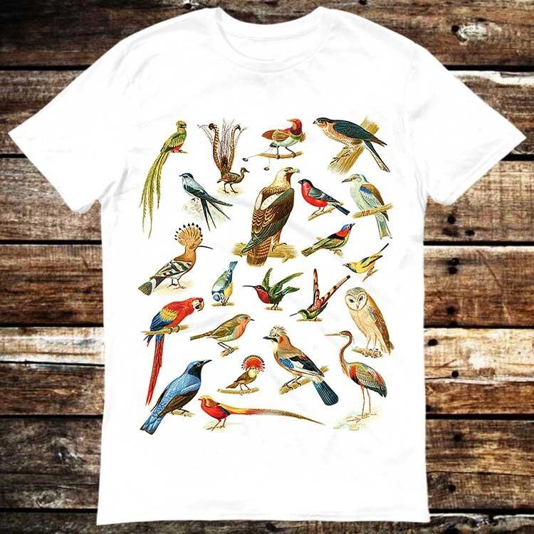 British Garden Birds T*ts Bird Nature Earth Universe T Shirt 6056 Unisex T-Shirt XXL