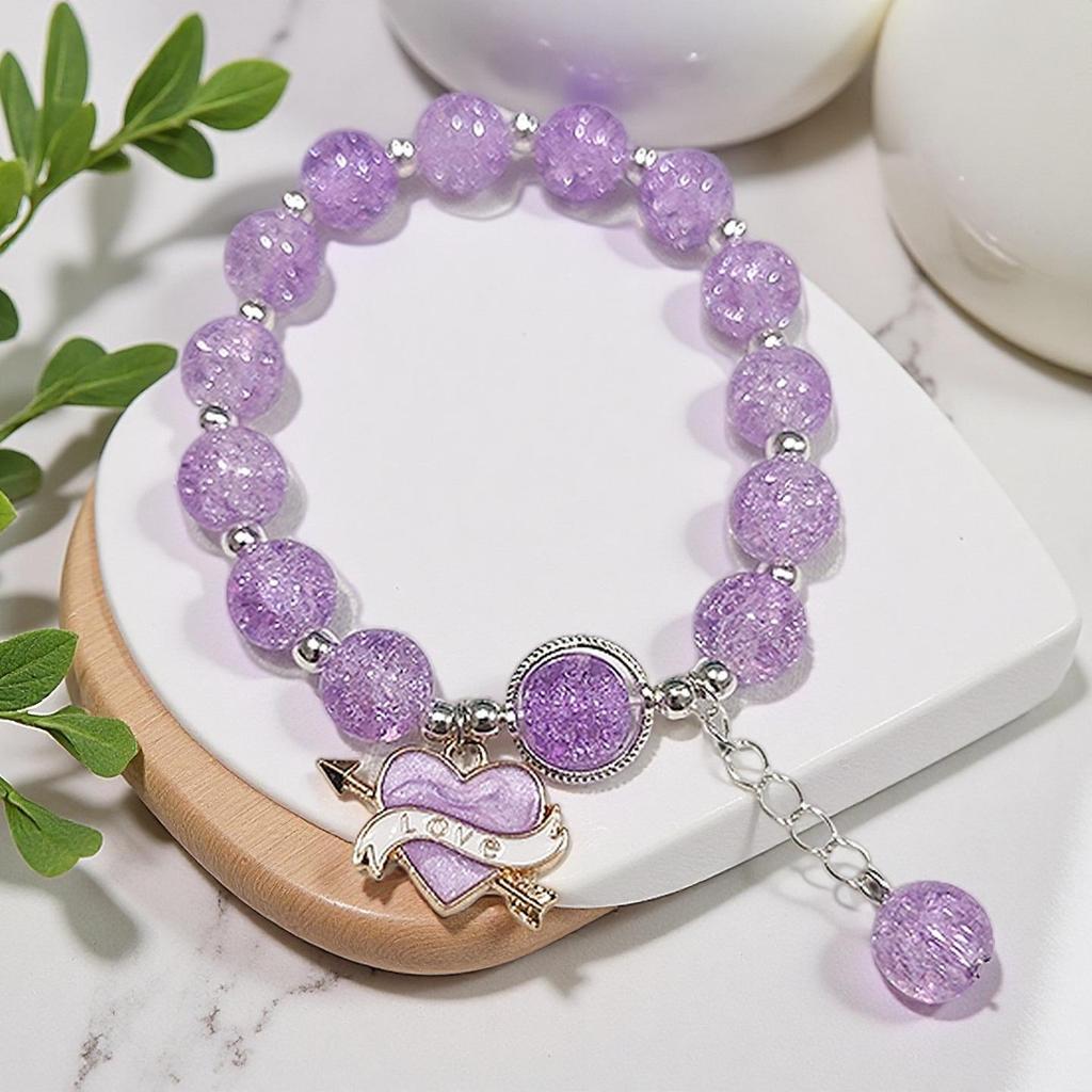 Butterfly Love Flower 10mm Handmade Beaded Bracelet - Original, Personalized, Exquisite Jewelry Gift for Friends and Newcomers