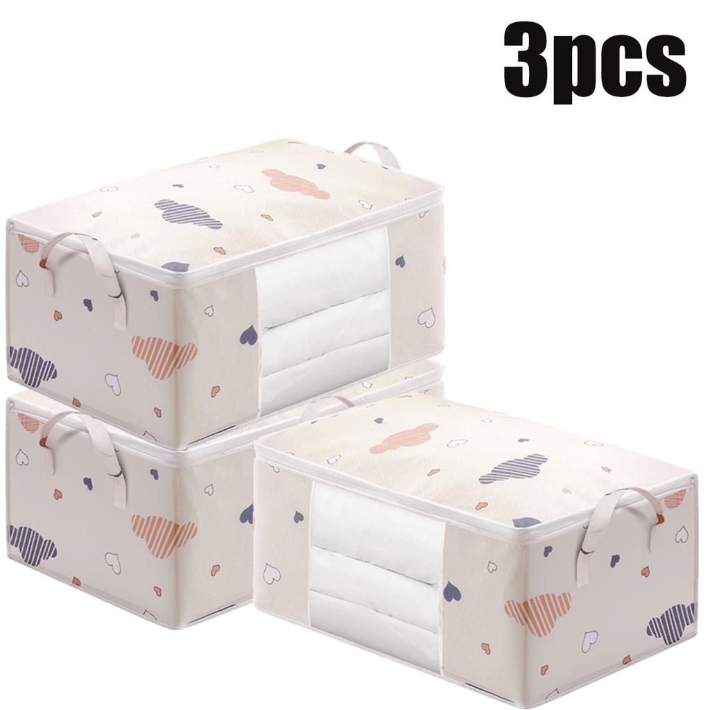Multi-Purpose Storage Bag Reinforced Handles for Packing Clothes Blankets and Bedding During Moving Home Compact Space Saver