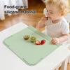Silikonová podložka pro batolata a děti, protiskluzová, opakovaně použitelná podložka na jídelní stůl pro miminka, podložka odolná proti skvrnám pro restauraci, domácí stolování