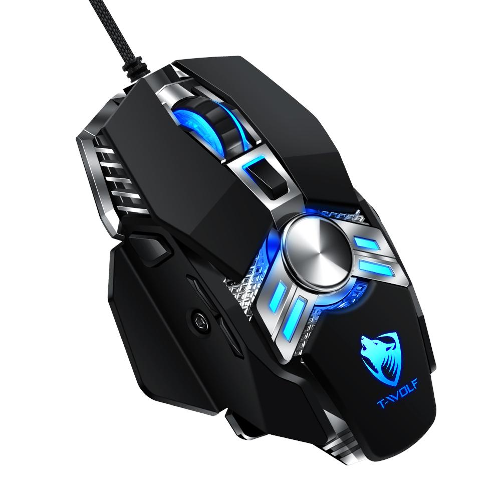 2025 New Professional Wired Gaming Mouse 3200 DPI Gaming Mice Silent Mouse For Notebook Laptop/PC RGB Backlit Universal