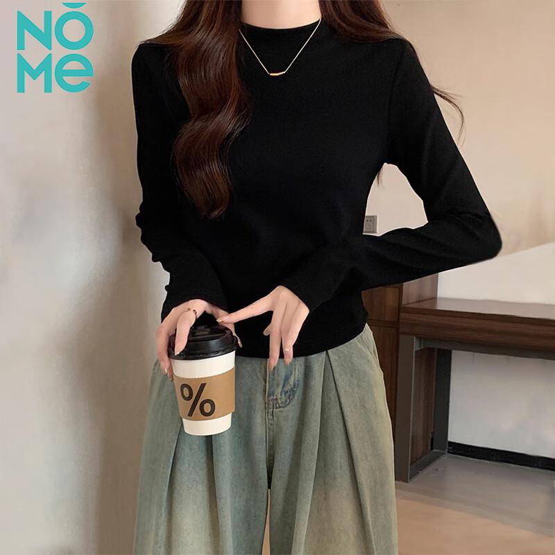 NOME Women s Thermal Mock Neck Long Sleeve Base Layer Top S