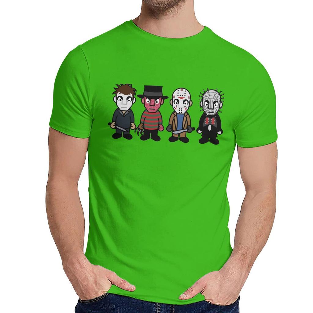 Custom Horror Movie Serial Killers Horror Movie Serial Killers T Shirt Man Hipster Cotton Clothes O