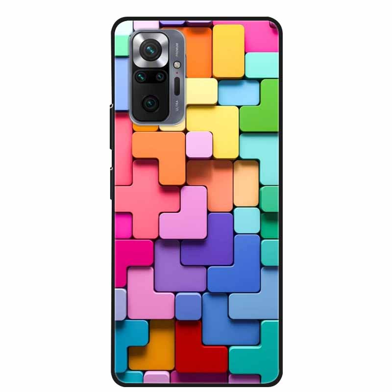 Per Xiaomi Redmi Note 10 Pro Custodia Moda Morbido Silicone Cover per Telefono per Redmi Note10 Pro Max Coque M2101K6G Paraurti Cool Funda