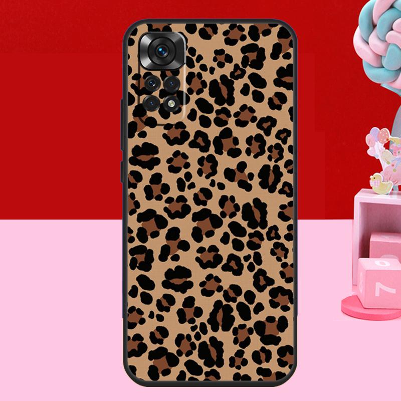 Leopard Print Case For Xiaomi Redmi Note 11 10 12 13 14 15 Pro Plus Redmi 15 C 14C 10C 12C 13C Soft Cover