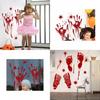 Spur Dekoration Halloween Vinly Aufkleber Blutiger Handabdruck Aufkleber Blutig