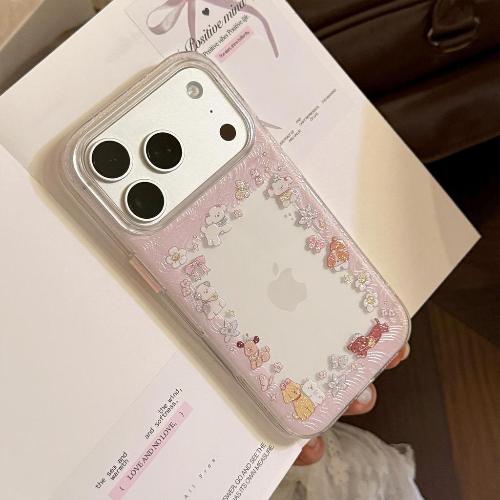 Cute Puppy Phone Case for iPhone 16, iPhone 17, and iPhone 17 Pro Max