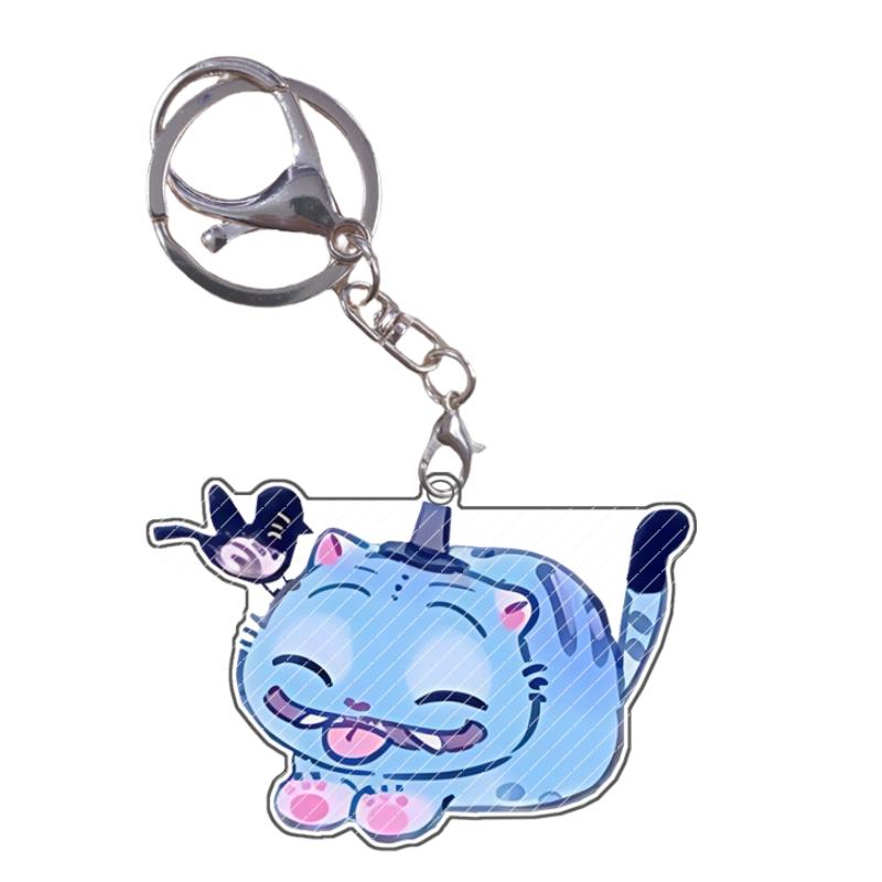 Acrylic Keychain KPop Demon Hunters Rumi Mira Zoey Jinu Baby Saja Celine Bobby Cartoon Anime Characters Gift Pendant Decoration