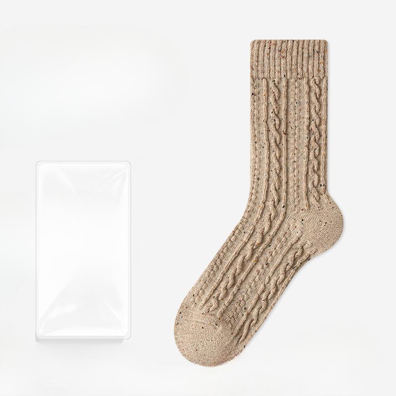 

Женские Весенне-Осенние Теплые Шерстяные Впитывающие Пот Дезодорирующие Дышащие Антибактериальные Дезодорант В Тюбике Махровые Носки 1 pair