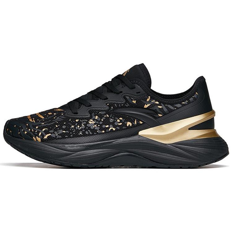 

Anta Tron 2.0 Durable Breathable Low-Top Running Shoes Men s Black Gold 42