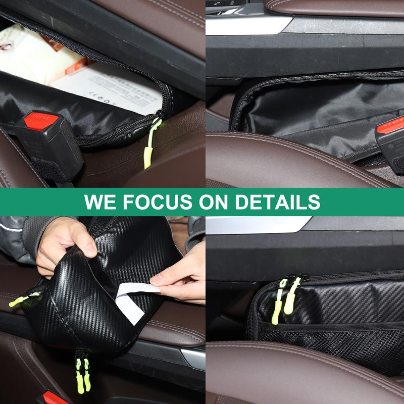 For BMW X1 U11 2023 2024 2025 Oxford Cloth Car Central Control Armrest Box Lower Storage Bag Car Organizer Accessories