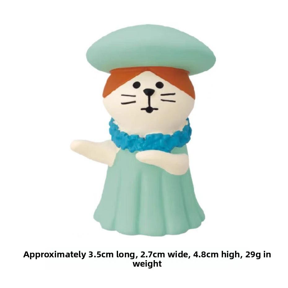Resin Craft Figurine With Cartoon Animal Design For Gift And Collection Purposes