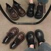 High-heel Versatile Leather Shoes - New Style Women's Height-increasing Single Shoes