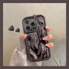 For iPhone 15 Pro Max Luxury 3D Meteorite Texture Plating Frame Phone Case For iPhone 11 12 13 14 16 Plus Soft Protective Cover